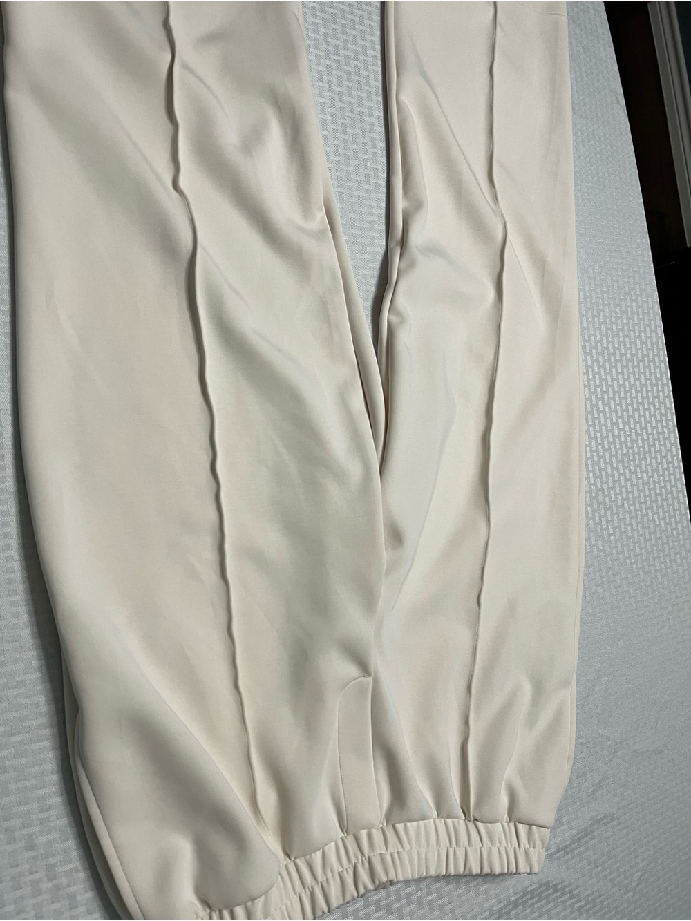 a new day Cream Elastic-Waist Track Pants